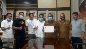 Ridwan Yasin Resmi Terima SK DPC Projo Gorut
