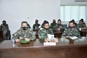 Kapenrem 133/NW Ikut Rapat Evaluasi Bidang Intel