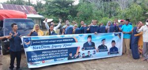 Nasdem Gorut Terus Salurkan Bantuan Bagi Masyarakat Terdampak Bencana Banjir