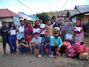 Peduli Bencana Mamuju,  Karang Taruna Dan Pemdes Pulohenti Galang Dana