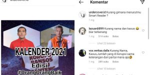 Viral, Kalender 2021 Pakai Wajah Koruptor