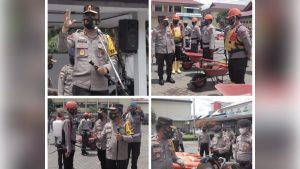 Kapolda Sulawesi Utara Irjen Pol RZ Panca Putra Pimpin Apel Kesiapan Dalam Menghadapi Karhutla