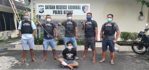 Resmob Bitung di Pimpin Bang Jack Berhasil Bekuk Residivis Pelaku Pembacokan