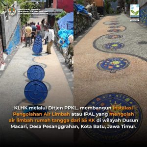 KLHK Resmikan IPAL Komunal Domestik Hasil Kerja Bersama Warga