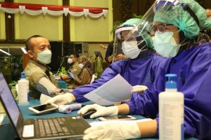 Pegawai Kementrian Lingkungan Hidup dan Kehutanan  Mulai Menjalani Vaksinasi
