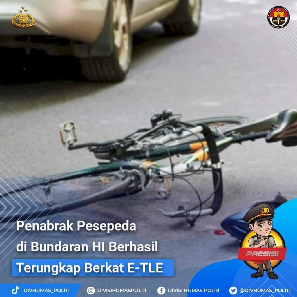 Berkat (E-TLE)Tilang Elektronik , Penabrak Pesepeda di Bundaran HI Berhasil Ditangkap