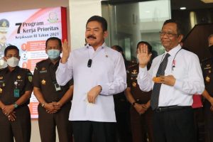 Jaksa Agung RI Menerima Kunjungan Kerja Menteri Koordinator Bidang Politik, Hukum, dan Keamanan