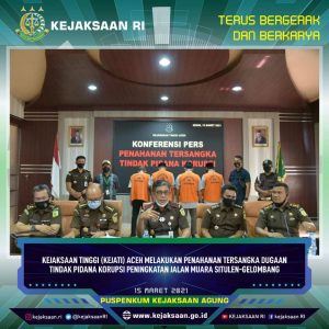 Dugaan Korupsi Kegiatan Peningkatan Jalan,4 orang Ditetapkan Sebagai Tersangka