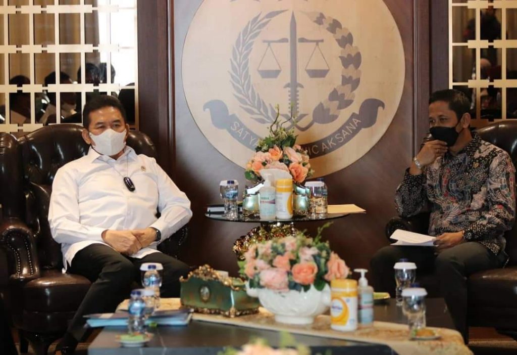 Jaksa Agung RI Menerima Kunjungan Kerja Ketua Komisi Yudisial