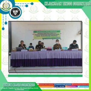 Untuk Pencegahan Tindak Pidana Korupsi, Kejaksaan Tinggi Gorontalo Lakukan Kegiatan Penerangan Hukum di Kec -Telaga Biru