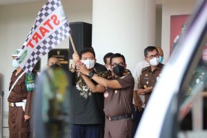 Jaksa Agung RI Membuka Pasar Murah Virtual Untuk Pengemudi Ojek Online(Ojol)