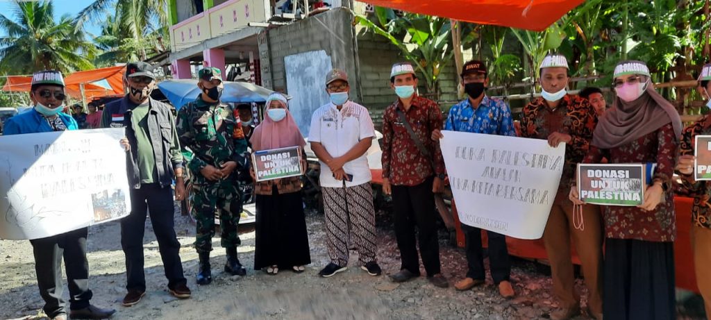 Peduli Palestina, Pemdes Dan Karang Taruna Molopatodu Gelar Aksi Penggalangan Dana