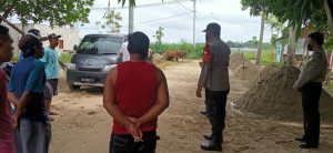 Polsek Tibawa Tertibkan Tambang Pasir Ilegal di Molowahu
