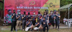 Memeriahkan HUT  Bhayangkara Ke 75, Brimob Polda Gorontalo Gelar Kejuaran Menembak