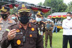 Optimalisasi Penanganan Covid-19,Kejati Bersama Kapolda Gorontalo Monitoring Vaksinasi Masal