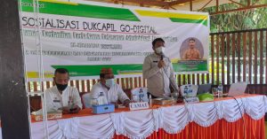 Dukcapil Kabgor Gelar Sosialisasi Go-Digital: Urus Administrasi Kependudukan Tidak Perlu Lagi ke Dukcapil