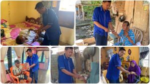 Bantu Warga Yang Sakit, Kepala Desa Labanu Cairkan BLT Secara Langsung Kerumah Warga