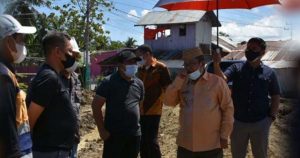 Tinjau Pembangunan Perpustakaan, Bupati Gorut Berharap Generasi Muda Dapat Memanfaatkan Dengan Baik