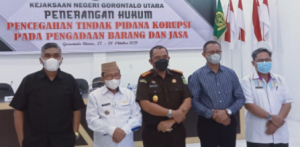 Bupati Indra Yasin Buka Kegiatan Penanganan Hukum di Kejari Gorut