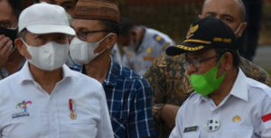 Bupati Indra Yasin Sampaikan Capaian Vaksinasi di Gorut kepada Menteri Suharso