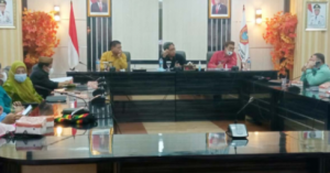 Pj Sekda Gorut Hadiri Rapat Persiapan Bimtek Simpul Perizinan