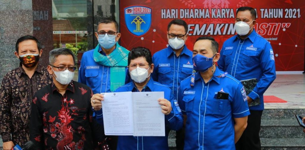 Cegah Anarkisme Hukum, Demokrat Mentahkan Uji Materiil Yusril dengan Serahkan Bukti ke Kemenkumham