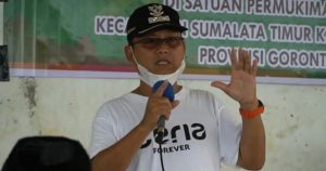 Buka Kegiatan Penetapan Transmigrasi Penduduk Setempat, Wabu Gorut Ingatkan Pentingnya Mengikuti Anjuran Pemerintah