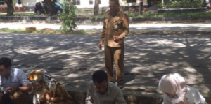 Sambut HUT Kemerdekaan RI, DLH Gorut Hiasi Kantor