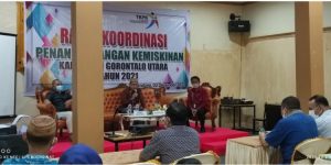Pj Sekda Suleman Lakoro Buka Rapat Koordinasi Penanggulangan Kemiskinan Daerah