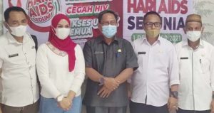 Pj Sekda Suleman Lakoro Hadiri Peringatan Hari AIDS Sedunia Tingkat Kabupaten