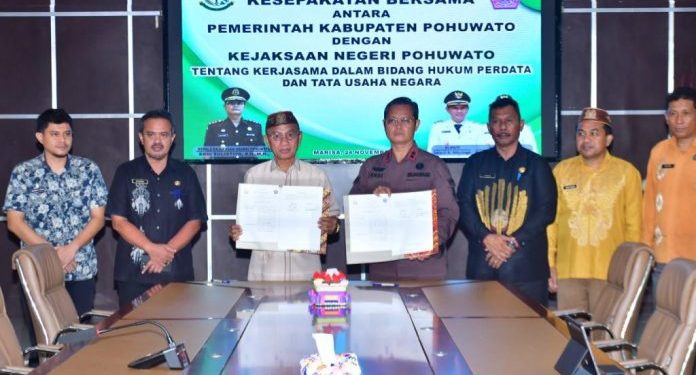 Bupati Saipul Teken MoU Kerja Sama Dengan Kejaksaan Dalam Bidang Hukum Dan Tata Usaha Negara