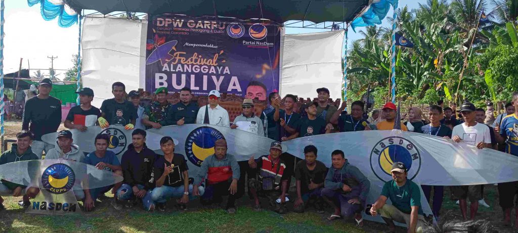 Sebanyak 60 Peserta Ramaikan Festival Alanggaya Buliya Garpu NasDem Gorontalo