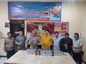 Respon Cepat Keluhan Masyarakat, Polresta Gorontalo Kota dan Polsek Kota Utara Amankan Miras