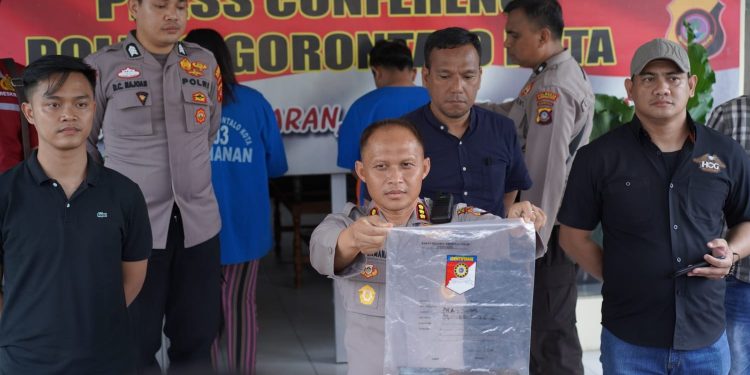 Tidur Berduaan Usai Mencuri, Sepasang Kekasih di Kota Gorontalo Ditangkap Polisi