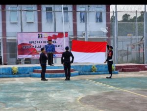 Tanamkan Rasa Nasionalisme, Lapas Pohuwato Gelar Upacara Kesadaran Nasional