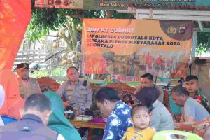 Pada Giat Jum’at Curhat, Masyarakat Kota Gorontalo Apresiasi Kinerja Polisi