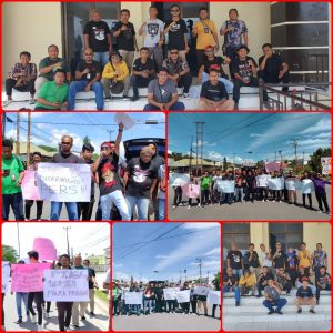 Wartawan Desak Polres Pohuwato, Tangkap Pelaku Penganiayaan ID Lewat Aksi Damai