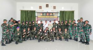 Diksar Menwa 302 IAIN Sultan Amai Gorontalo Dilatih TNI Kodim 1315/KG