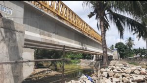 Awali Semangat Tahun 2023 Bupati Pohuwato, Tinjau Langsung Pekerjaan Pembangunan Jembatan Penghubung Desa Bumbulan