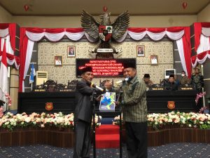 DPRD Kab.Gorontalo Gelar Paripurna Penyerahan LKPJ Bupati Tahun 2022
