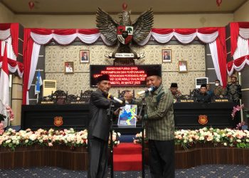 DPRD Kab.Gorontalo Gelar Paripurna Penyerahan LKPJ Bupati Tahun 2022