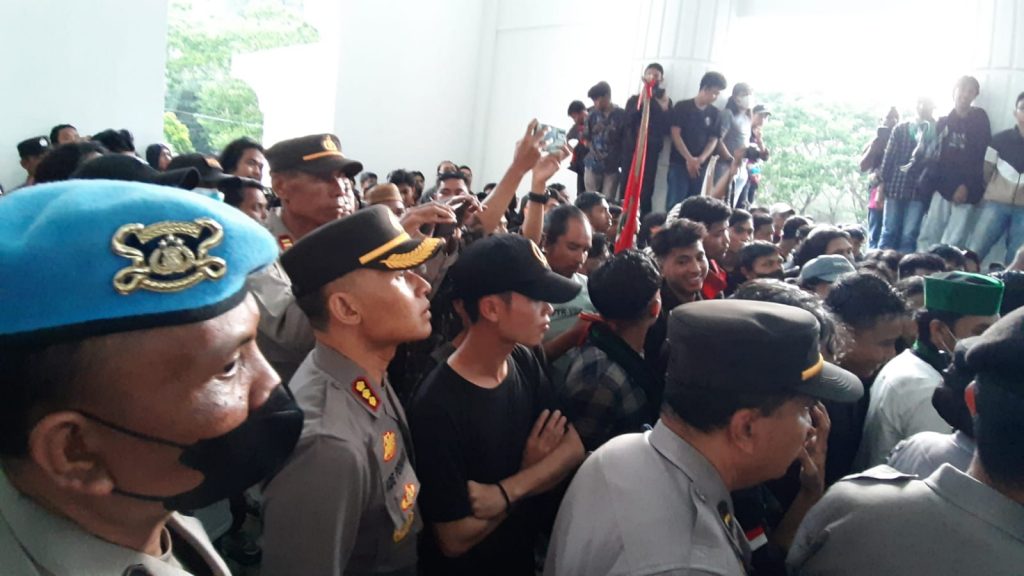 Penegasan Kapolresta Gorontalo Kota Soal Unras UU Cipta Kerja