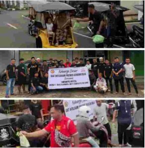 Sat Intelkam Polres Gorontalo Bersama Komunitas Bentor Salurkan Takjil Kepada Masyarakat