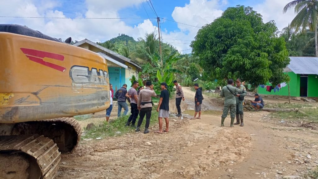 Polres Pohuwato Kembali Tertibkan Tambang Ilegal Dengilo , 4 Alat Berat dan 3 Operator Turut di Amankan