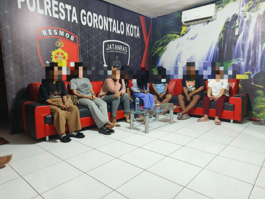 Di Penginapan Gorontalo, Sejumlah Pasangan Bukan Muhrim dan Pengguna Michat Ditangkap Polisi