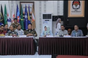Wabub Suharsi Igirisa Menghadiri Rapat Forkopimda, Untuk Membahas Dukungan Anggaran Pesta Demokrasi 2024
