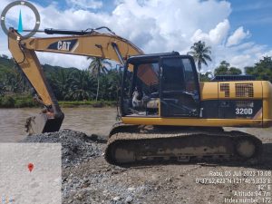 Eksploitasi di Sungai Malango Wonggarasi,Diduga Materialnya Untuk Proyek Pemerintah