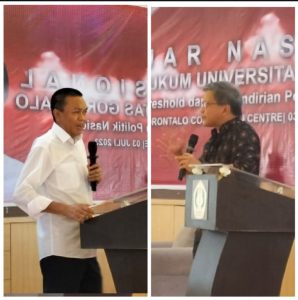 Peduli Pendidikan, Rustam Akili dan UG Hadirkan Rocky Gerung di Gorontalo