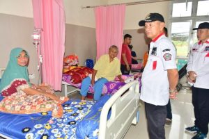 Bupati Saipul Lewat Gebyar SMS, Tinjau Ruangan Puskesmas Paguat Dengilo Agar di Jaga Baik Kebersihanya