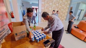 Satopspatnal Divpas Gelar Test Urine, Kepada Warga Binaan Dan Petugas Lapas